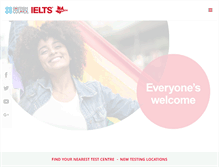 Tablet Screenshot of ielts.ca