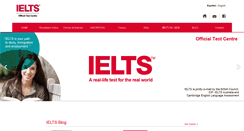 Desktop Screenshot of ielts.org.ar