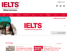 Tablet Screenshot of ielts.org.ar